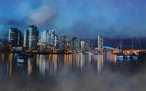 Gallery 01 vancouver night illustration 01